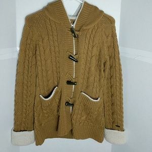 Cabela's | Chunky Knit, Teddy Bear Hooded Cardigan